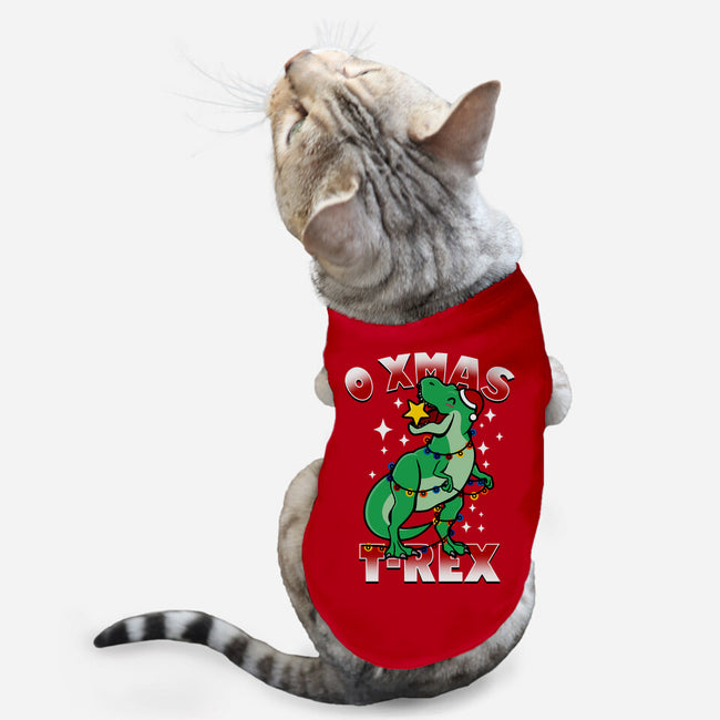 O Xmas T-Rex-Cat-Basic-Pet Tank-Boggs Nicolas