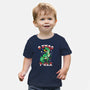 O Xmas T-Rex-Baby-Basic-Tee-Boggs Nicolas