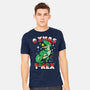 O Xmas T-Rex-Mens-Heavyweight-Tee-Boggs Nicolas