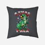 O Xmas T-Rex-None-Removable Cover w Insert-Throw Pillow-Boggs Nicolas