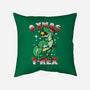 O Xmas T-Rex-None-Removable Cover w Insert-Throw Pillow-Boggs Nicolas