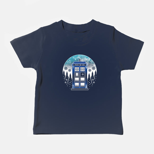 Time And Space And Snow-Baby-Basic-Tee-Logozaste