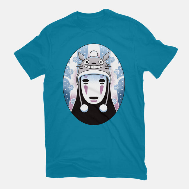 Spirits In The Snow-Womens-Fitted-Tee-Logozaste