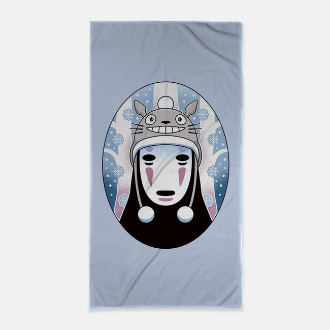 Spirits In The Snow-None-Beach-Towel-Logozaste