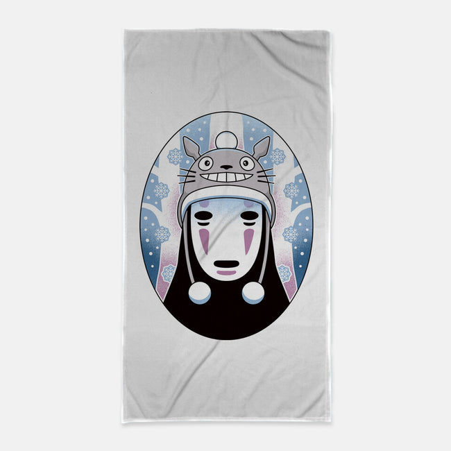 Spirits In The Snow-None-Beach-Towel-Logozaste