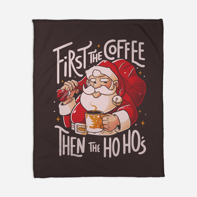 First The Coffee-None-Fleece-Blanket-eduely