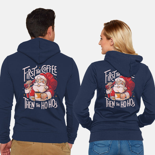 First The Coffee-Unisex-Zip-Up-Sweatshirt-eduely