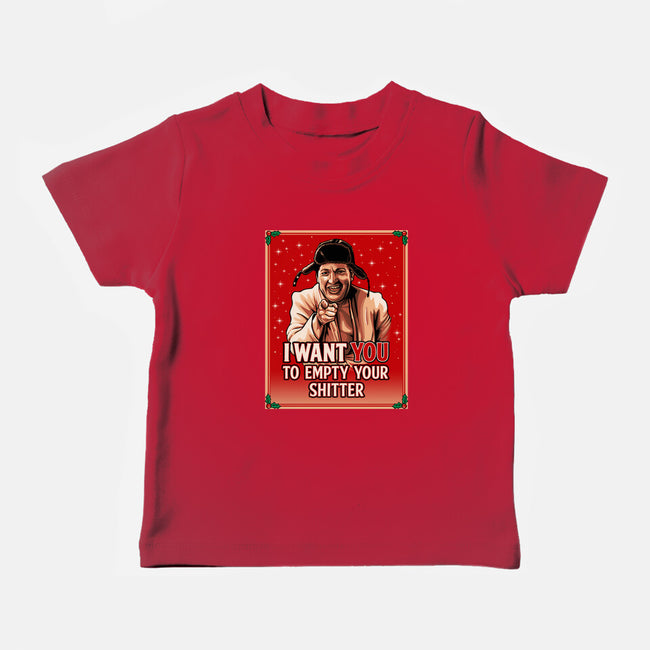 Christmas Cleaning-Baby-Basic-Tee-daobiwan