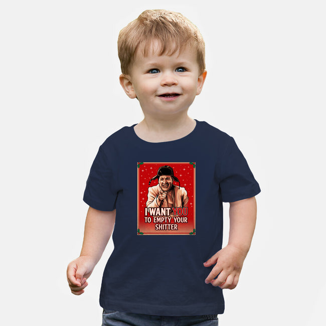 Christmas Cleaning-Baby-Basic-Tee-daobiwan