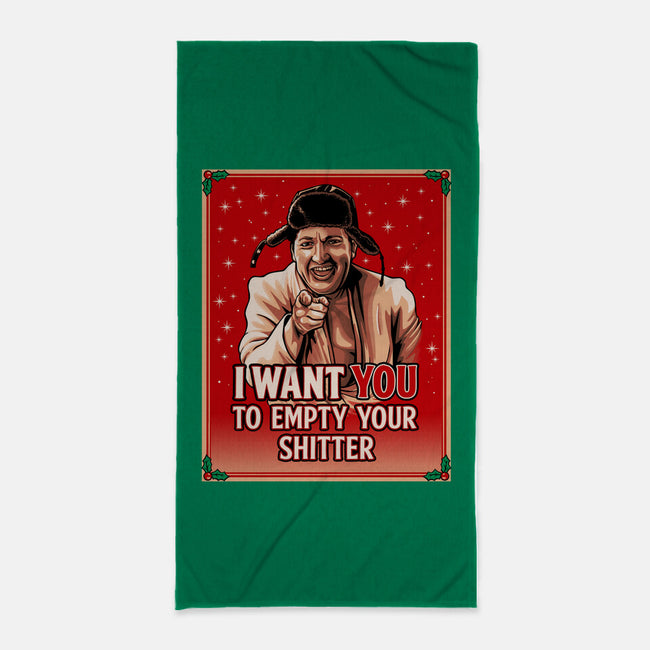 Christmas Cleaning-None-Beach-Towel-daobiwan