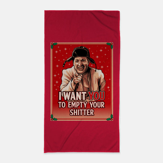 Christmas Cleaning-None-Beach-Towel-daobiwan