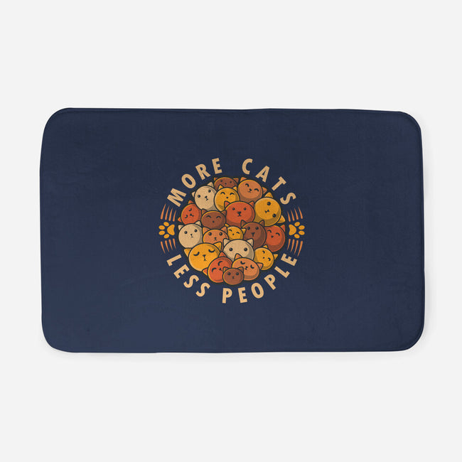 More Cats Less People-None-Memory Foam-Bath Mat-erion_designs