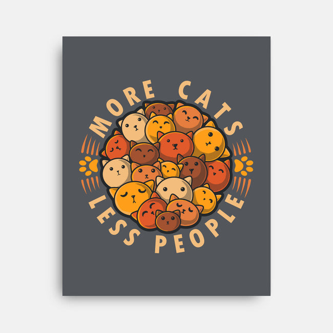 More Cats Less People-None-Stretched-Canvas-erion_designs