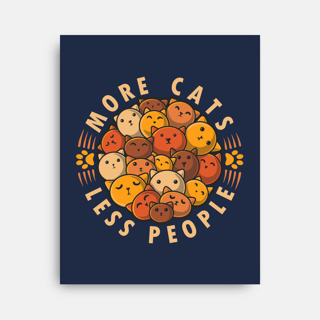 More Cats Less People-None-Stretched-Canvas-erion_designs