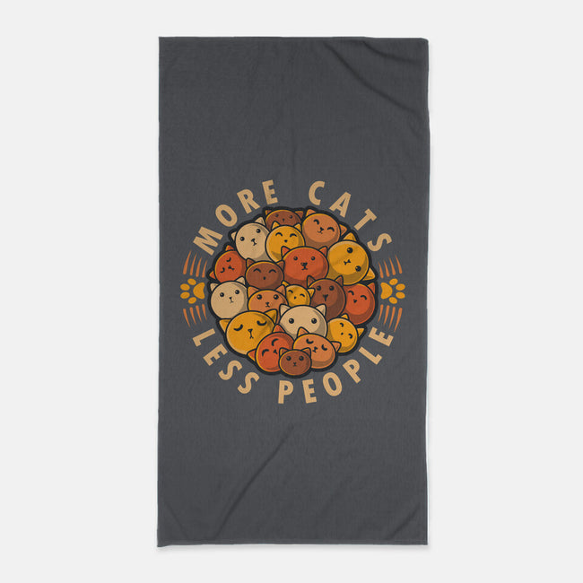 More Cats Less People-None-Beach-Towel-erion_designs