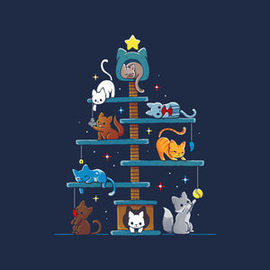 Christmas Tree House Cats