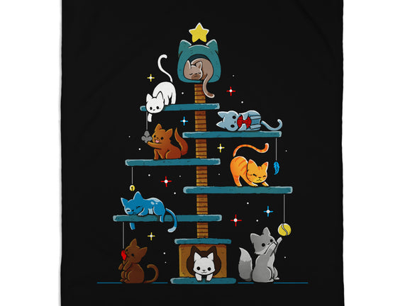 Christmas Tree House Cats