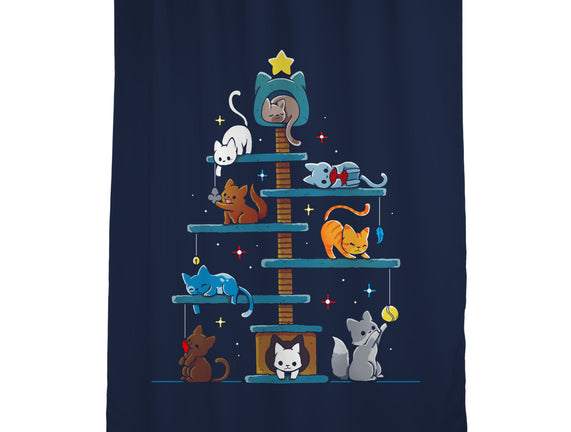 Christmas Tree House Cats