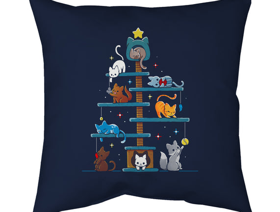 Christmas Tree House Cats