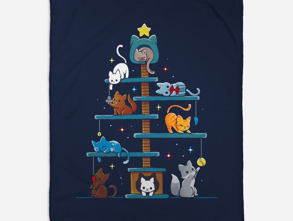 Christmas Tree House Cats