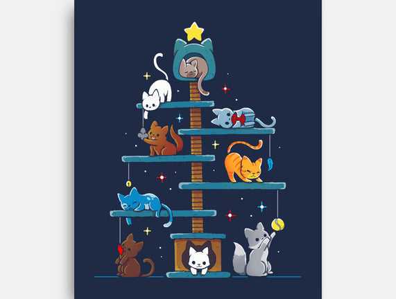 Christmas Tree House Cats