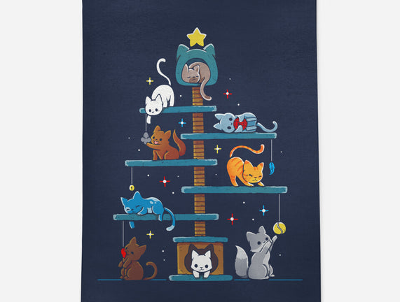 Christmas Tree House Cats