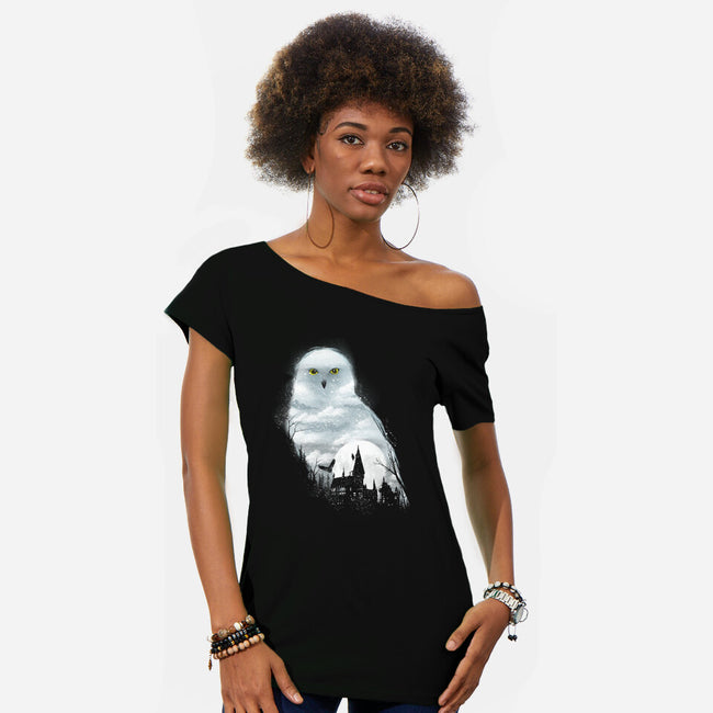 Magical Winter-Womens-Off Shoulder-Tee-dandingeroz