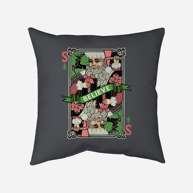 Believe Card-None-Removable Cover-Throw Pillow-momma_gorilla