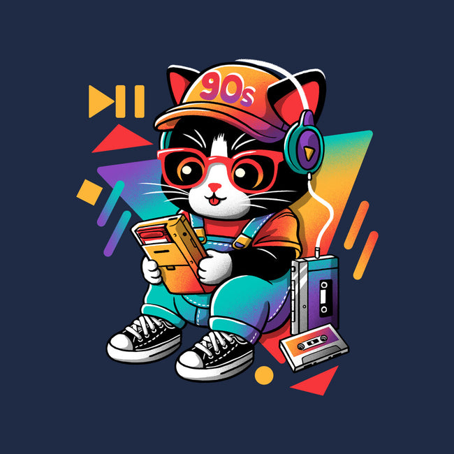 90s Cat Child-Mens-Basic-Tee-NemiMakeit