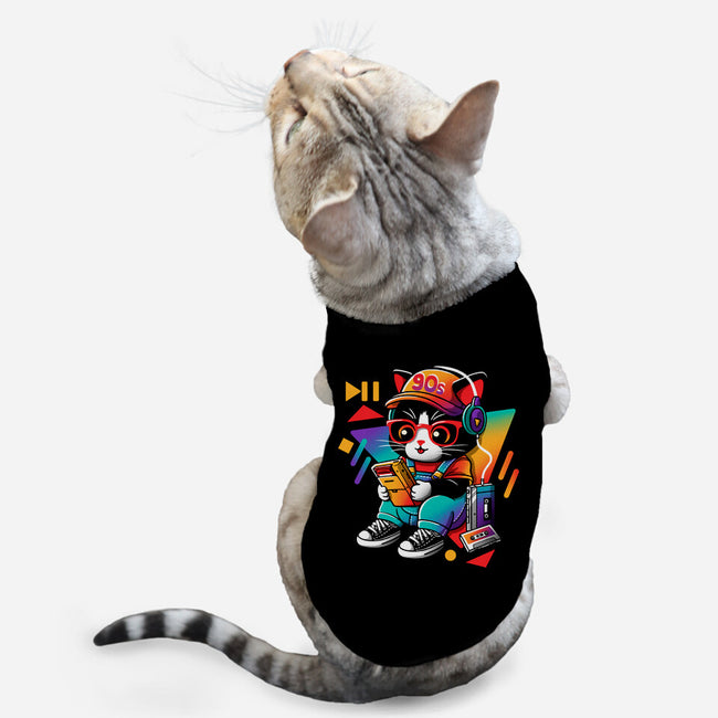 90s Cat Child-Cat-Basic-Pet Tank-NemiMakeit