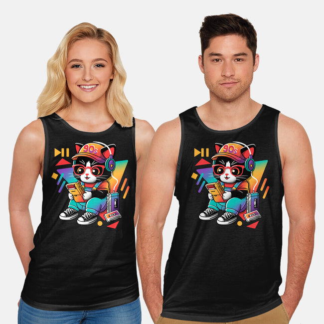 90s Cat Child-Unisex-Basic-Tank-NemiMakeit