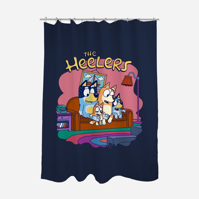 Heelers-None-Polyester-Shower Curtain-CoD Designs