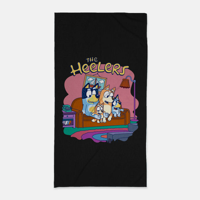 Heelers-None-Beach-Towel-CoD Designs