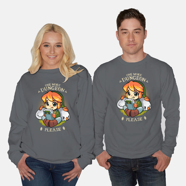 One More Dungeon-Unisex-Crew Neck-Sweatshirt-BlancaVidal