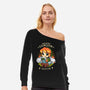 One More Dungeon-Womens-Off Shoulder-Sweatshirt-BlancaVidal