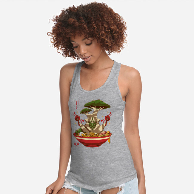 Maracas Dance Ramen-Womens-Racerback-Tank-Alundrart