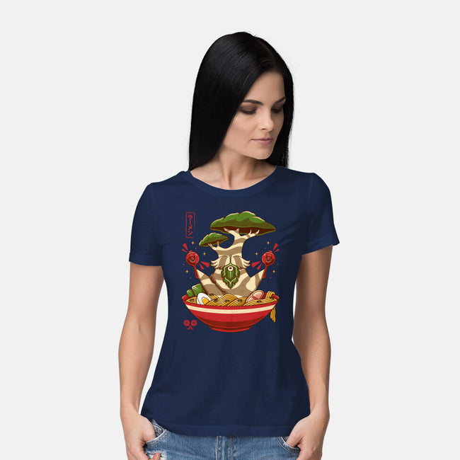 Maracas Dance Ramen-Womens-Basic-Tee-Alundrart