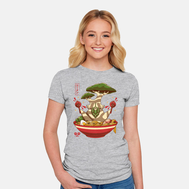 Maracas Dance Ramen-Womens-Fitted-Tee-Alundrart