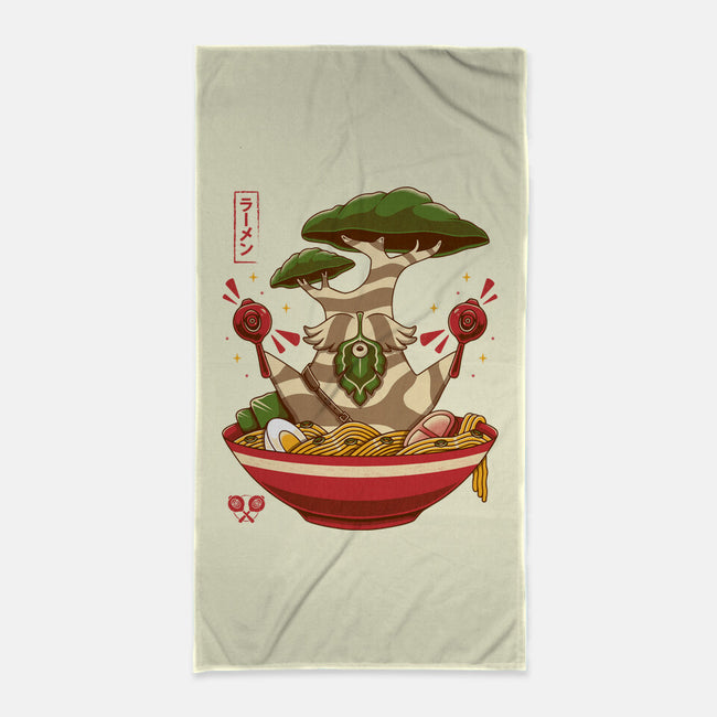 Maracas Dance Ramen-None-Beach-Towel-Alundrart