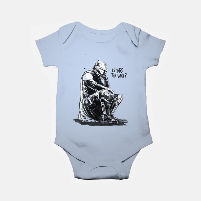 Is This The Way-Baby-Basic-Onesie-kharmazero