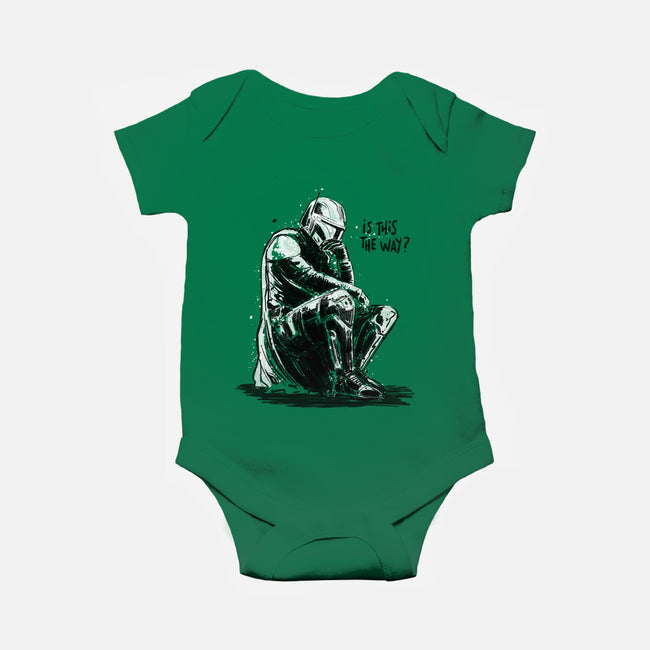 Is This The Way-Baby-Basic-Onesie-kharmazero