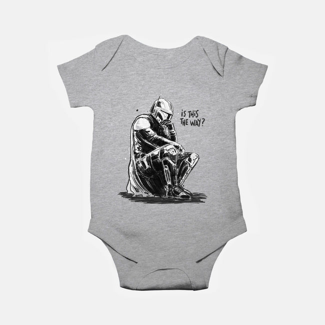 Is This The Way-Baby-Basic-Onesie-kharmazero