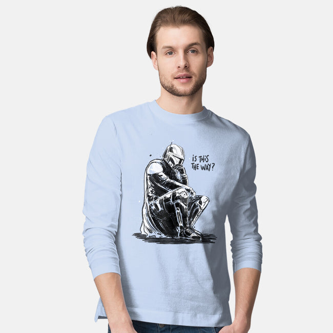 Is This The Way-Mens-Long Sleeved-Tee-kharmazero