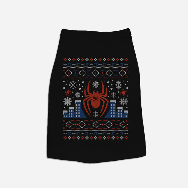 New York Aranea Ugly Sweater-Dog-Basic-Pet Tank-Logozaste