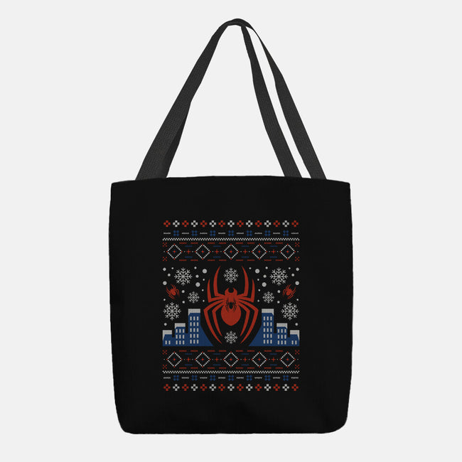 New York Aranea Ugly Sweater-None-Basic Tote-Bag-Logozaste