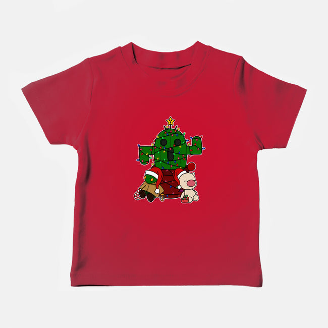 Christmas Cactuar-Baby-Basic-Tee-Alexhefe