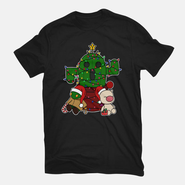 Christmas Cactuar-Mens-Basic-Tee-Alexhefe