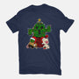 Christmas Cactuar-Mens-Basic-Tee-Alexhefe