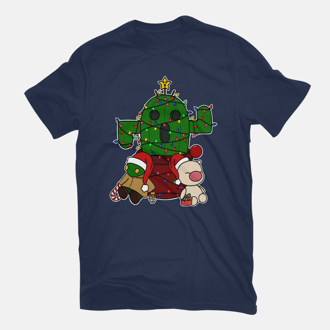 Christmas Cactuar-Mens-Heavyweight-Tee-Alexhefe