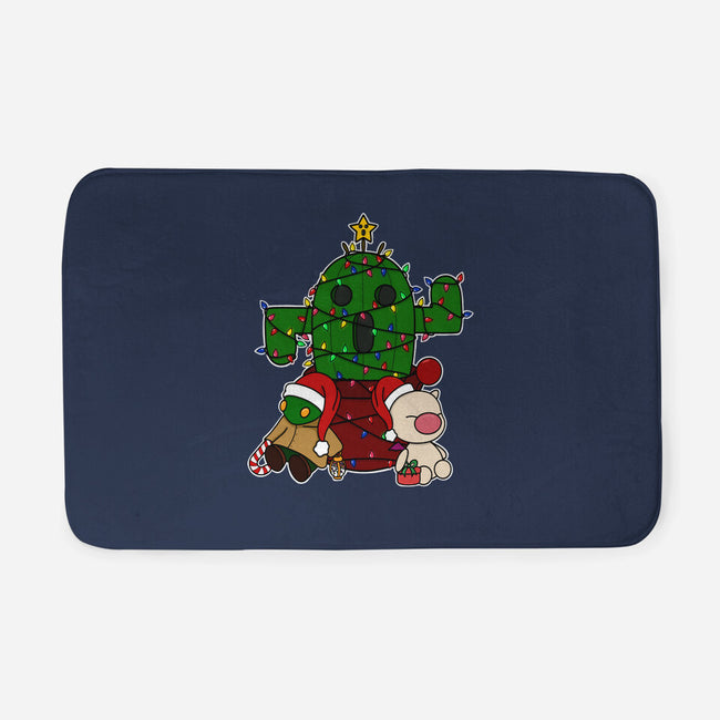 Christmas Cactuar-None-Memory Foam-Bath Mat-Alexhefe